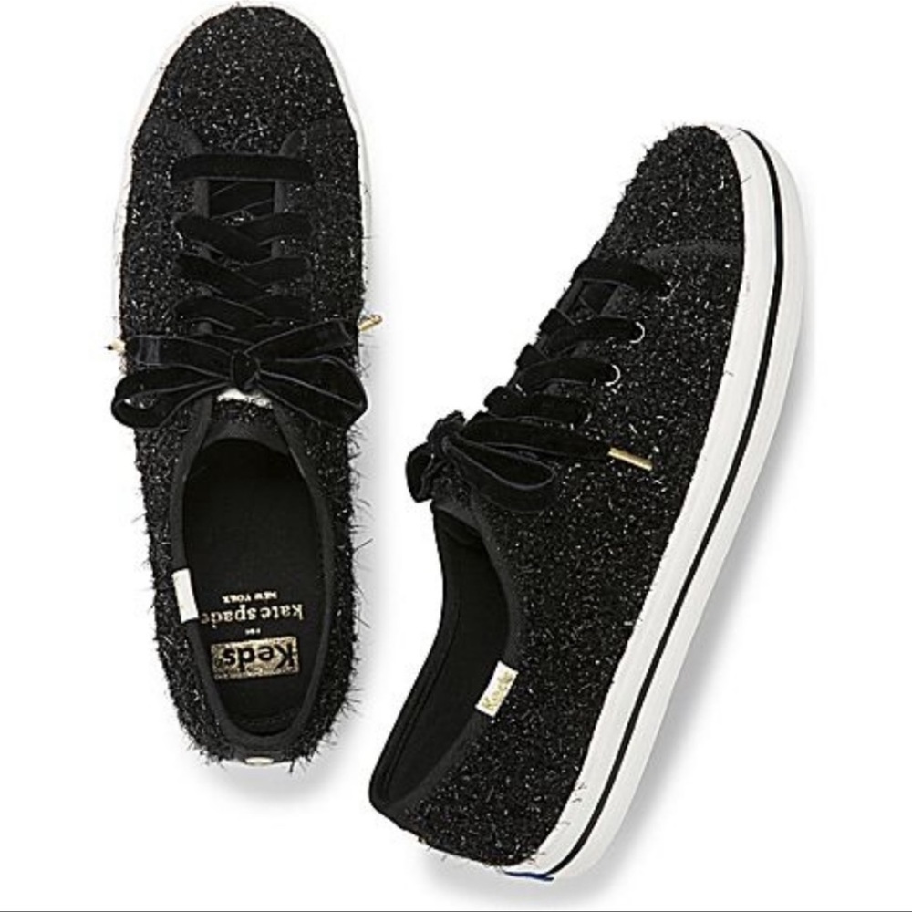 KATE SPADE‎ NY FOR KEDS KICKSTART TINSEL SNEAKERS NEW IN BOX SZ 11M